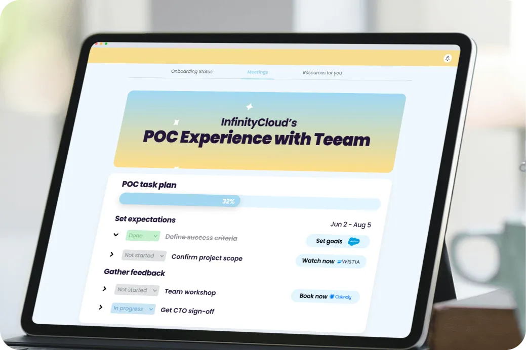 Customer POC Interface | EverAfter